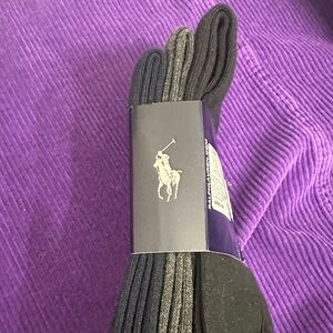 Polo by Ralph Lauren Men's Black Dress Socks 3-Pack